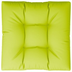 Palettenkissen Hellgrün 70x70x12 cm Stoff