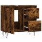 vidaXL Badschrank Räuchereiche 65x33x60 cm Holzwerkstoff vidaXL Badschrank Räuchereiche 65x33x60 cm Holzwerkstoff