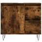 vidaXL Badschrank Räuchereiche 65x33x60 cm Holzwerkstoff vidaXL Badschrank Räuchereiche 65x33x60 cm Holzwerkstoff