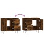 vidaXL Badschrank Räuchereiche 65x33x60 cm Holzwerkstoff vidaXL Badschrank Räuchereiche 65x33x60 cm Holzwerkstoff