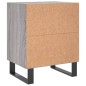 vidaXL Nachttische 2 Stk. Grau Sonoma 40x30x50 cm Holzwerkstoff vidaXL Nachttische 2 Stk. Grau Sonoma 40x30x50 cm Holzwerkstoff