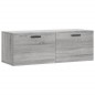 vidaXL Wandschrank Grau Sonoma 100x36,5x35 cm Holzwerkstoff vidaXL Wandschrank Grau Sonoma 100x36,5x35 cm Holzwerkstoff