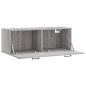 vidaXL Wandschrank Grau Sonoma 100x36,5x35 cm Holzwerkstoff vidaXL Wandschrank Grau Sonoma 100x36,5x35 cm Holzwerkstoff