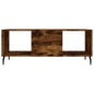vidaXL Couchtisch Räuchereiche 102x50x40 cm Holzwerkstoff vidaXL Couchtisch Räuchereiche 102x50x40 cm Holzwerkstoff