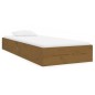vidaXL Massivholzbett Honigbraun 75x190 cm vidaXL Massivholzbett Honigbraun 75x190 cm