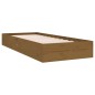 vidaXL Massivholzbett Honigbraun 75x190 cm vidaXL Massivholzbett Honigbraun 75x190 cm