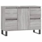 vidaXL Badschrank Grau Sonoma 80x33x60 cm Holzwerkstoff vidaXL Badschrank Grau Sonoma 80x33x60 cm Holzwerkstoff