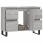 vidaXL Badschrank Grau Sonoma 80x33x60 cm Holzwerkstoff vidaXL Badschrank Grau Sonoma 80x33x60 cm Holzwerkstoff