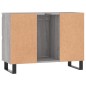 vidaXL Badschrank Grau Sonoma 80x33x60 cm Holzwerkstoff vidaXL Badschrank Grau Sonoma 80x33x60 cm Holzwerkstoff