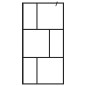 vidaXL Duschwand für Begehbare Duschen mit Hartglas Schwarz 100x195 cm vidaXL Duschwand für Begehbare Duschen mit Hartglas Schwarz 100x195 cm