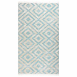 vidaXL Outdoor-Teppich Flachgewebe 115x170 cm Grün und Beige