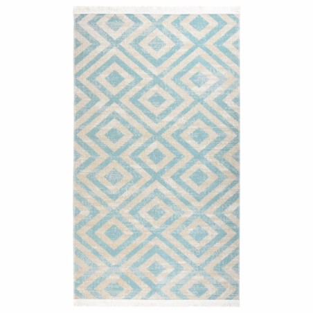 vidaXL Outdoor-Teppich Flachgewebe 115x170 cm Grün und Beige