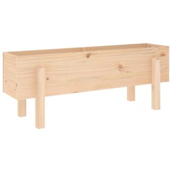 vidaXL Hochbeet 101x30x38 cm Massivholz Kiefer