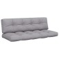Palettenkissen 2-tlg. Grau Stoff Palettenkissen 2-tlg. Grau Stoff