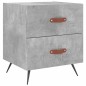 vidaXL Nachttisch Betongrau 40x35x47,5 cm Holzwerkstoff vidaXL Nachttisch Betongrau 40x35x47,5 cm Holzwerkstoff