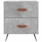 vidaXL Nachttisch Betongrau 40x35x47,5 cm Holzwerkstoff vidaXL Nachttisch Betongrau 40x35x47,5 cm Holzwerkstoff