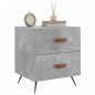 vidaXL Nachttisch Betongrau 40x35x47,5 cm Holzwerkstoff vidaXL Nachttisch Betongrau 40x35x47,5 cm Holzwerkstoff