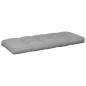 Palettenkissen 2-tlg. Grau Stoff Palettenkissen 2-tlg. Grau Stoff