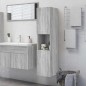 vidaXL Badezimmerschrank Grau Sonoma 30x30x130 cm Holzwerkstoff vidaXL Badezimmerschrank Grau Sonoma 30x30x130 cm Holzwerkstoff