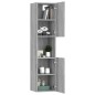 vidaXL Badezimmerschrank Grau Sonoma 30x30x130 cm Holzwerkstoff vidaXL Badezimmerschrank Grau Sonoma 30x30x130 cm Holzwerkstoff