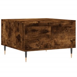 vidaXL Couchtisch Räuchereiche 55x55x36,5 cm Holzwerkstoff