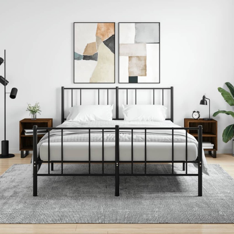 vidaXL Nachttische 2 Stk. Braun Eichen-Optik 40x30x50 cm Holzwerkstoff vidaXL Nachttische 2 Stk. Braun Eichen-Optik 40x30x50 cm Holzwerkstoff