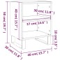 vidaXL Nachttische 2 Stk. Braun Eichen-Optik 40x30x50 cm Holzwerkstoff vidaXL Nachttische 2 Stk. Braun Eichen-Optik 40x30x50 cm Holzwerkstoff
