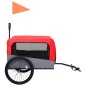 vidaXL 2-in-1 Tier-Fahrradanhänger und Jogger Rot und Grau vidaXL 2-in-1 Tier-Fahrradanhänger und Jogger Rot und Grau