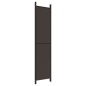 vidaXL 5-tlg. Paravent Braun 250x220 cm Stoff vidaXL 5-tlg. Paravent Braun 250x220 cm Stoff