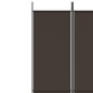 vidaXL 5-tlg. Paravent Braun 250x220 cm Stoff vidaXL 5-tlg. Paravent Braun 250x220 cm Stoff