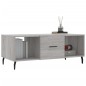 vidaXL Couchtisch Grau Sonoma 102x50x40 cm Holzwerkstoff vidaXL Couchtisch Grau Sonoma 102x50x40 cm Holzwerkstoff