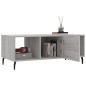 vidaXL Couchtisch Grau Sonoma 102x50x40 cm Holzwerkstoff vidaXL Couchtisch Grau Sonoma 102x50x40 cm Holzwerkstoff