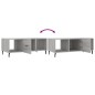 vidaXL Couchtisch Grau Sonoma 102x50x40 cm Holzwerkstoff vidaXL Couchtisch Grau Sonoma 102x50x40 cm Holzwerkstoff