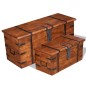 vidaXL 2-tlg. Truhen Set Massivholz vidaXL 2-tlg. Truhen Set Massivholz