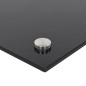 vidaXL Küchenrückwand Schwarz 80x40 cm Hartglas vidaXL Küchenrückwand Schwarz 80x40 cm Hartglas
