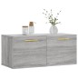 vidaXL Wandschrank Grau Sonoma 80x36,5x35 cm Holzwerkstoff vidaXL Wandschrank Grau Sonoma 80x36,5x35 cm Holzwerkstoff
