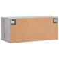 vidaXL Wandschrank Grau Sonoma 80x36,5x35 cm Holzwerkstoff vidaXL Wandschrank Grau Sonoma 80x36,5x35 cm Holzwerkstoff