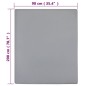 vidaXL Spannbettlaken Jersey Grau 90x200 cm Baumwolle vidaXL Spannbettlaken Jersey Grau 90x200 cm Baumwolle