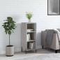 vidaXL Sideboard Grau Sonoma 34,5x32,5x90 cm Holzwerkstoff vidaXL Sideboard Grau Sonoma 34,5x32,5x90 cm Holzwerkstoff