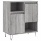 vidaXL Sideboard Grau Sonoma 60x35x70 cm Holzwerkstoff vidaXL Sideboard Grau Sonoma 60x35x70 cm Holzwerkstoff
