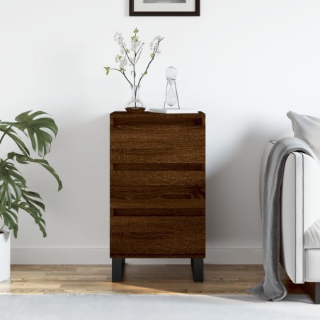 vidaXL Sideboard Braun Eichen-Optik 40x35x70 cm Holzwerkstoff
