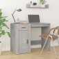 vidaXL Schreibtisch Betongrau 100x49x75 cm Holzwerkstoff vidaXL Schreibtisch Betongrau 100x49x75 cm Holzwerkstoff