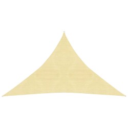 vidaXL Sonnensegel 160 g/m² Beige 3x3x4,2 m HDPE  