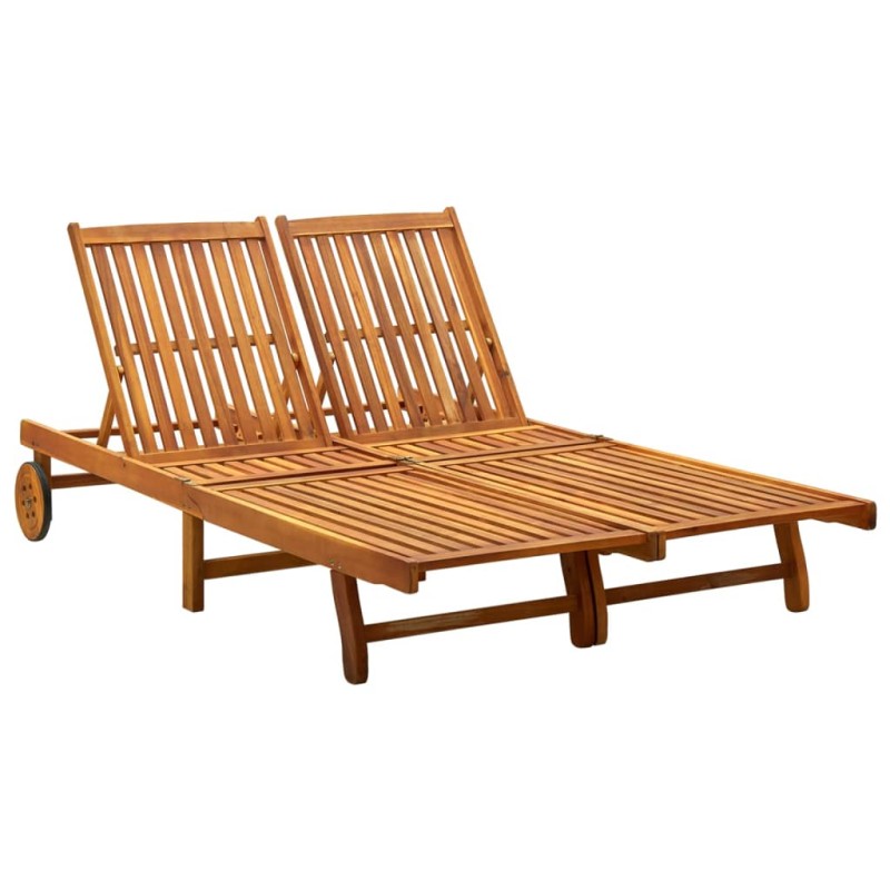 vidaXL 2-Personen-Sonnenliege Akazie Massivholz vidaXL 2-Personen-Sonnenliege Akazie Massivholz