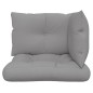 Palettenkissen 3-tlg. Grau Stoff Palettenkissen 3-tlg. Grau Stoff