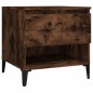 vidaXL Beistelltisch Räuchereiche 50x46x50 cm Holzwerkstoff vidaXL Beistelltisch Räuchereiche 50x46x50 cm Holzwerkstoff