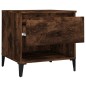 vidaXL Beistelltisch Räuchereiche 50x46x50 cm Holzwerkstoff vidaXL Beistelltisch Räuchereiche 50x46x50 cm Holzwerkstoff