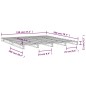 vidaXL Palettenbett 120x200 cm Massivholz Kiefer vidaXL Palettenbett 120x200 cm Massivholz Kiefer