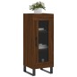 vidaXL Sideboard Braun Eichen-Optik 34,5x34x90 cm Holzwerkstoff vidaXL Sideboard Braun Eichen-Optik 34,5x34x90 cm Holzwerkstoff