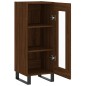 vidaXL Sideboard Braun Eichen-Optik 34,5x34x90 cm Holzwerkstoff vidaXL Sideboard Braun Eichen-Optik 34,5x34x90 cm Holzwerkstoff